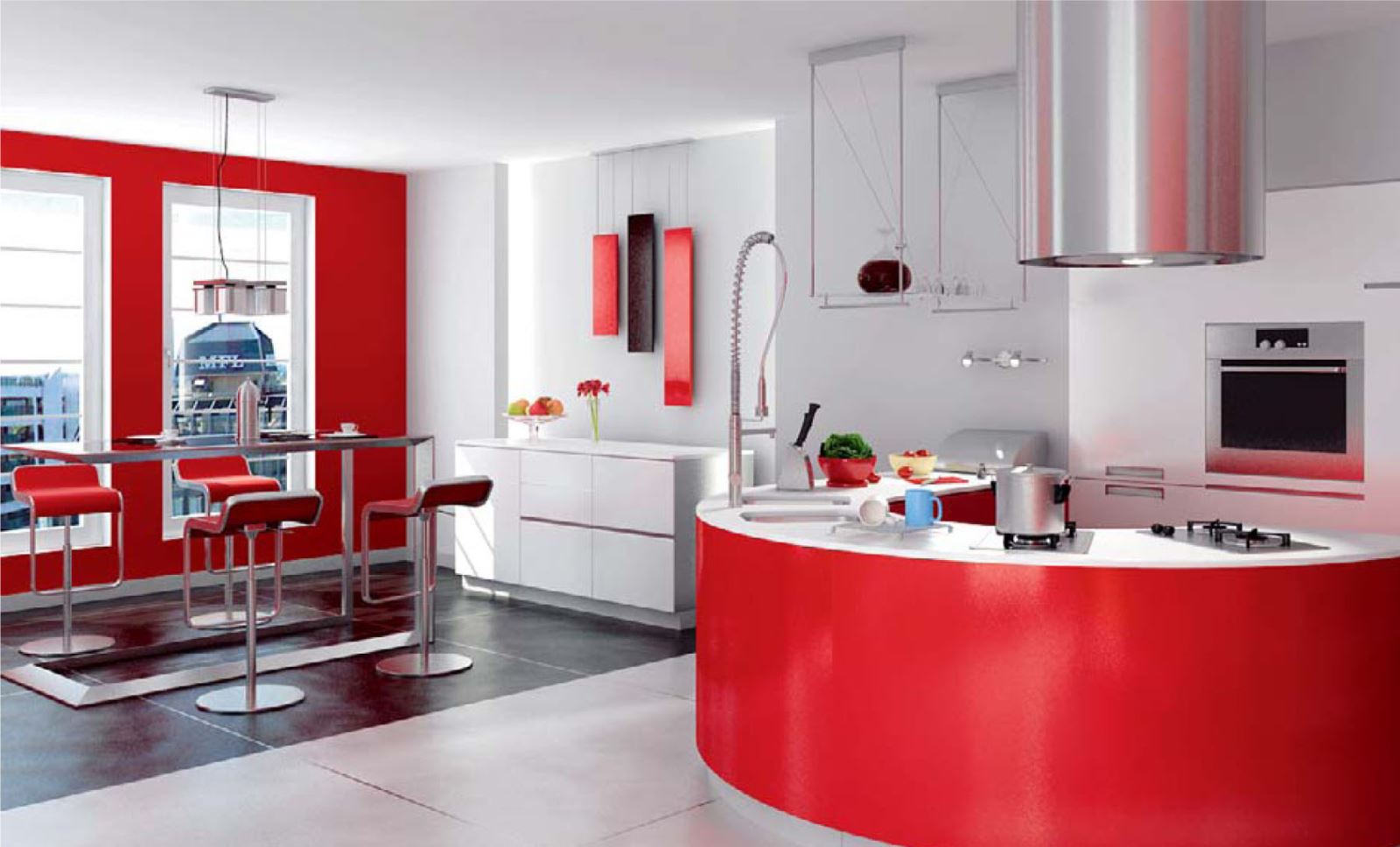 Chọn màu sơn đẹp ch bếp hiện đại không hề khó