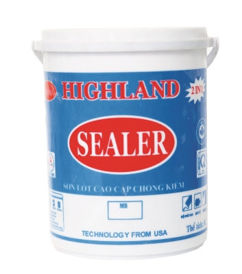 Highland - Sealer - Sơn Lót Cao Cấp Chống Kiềm Ngoài Trời : Lon 5 lít